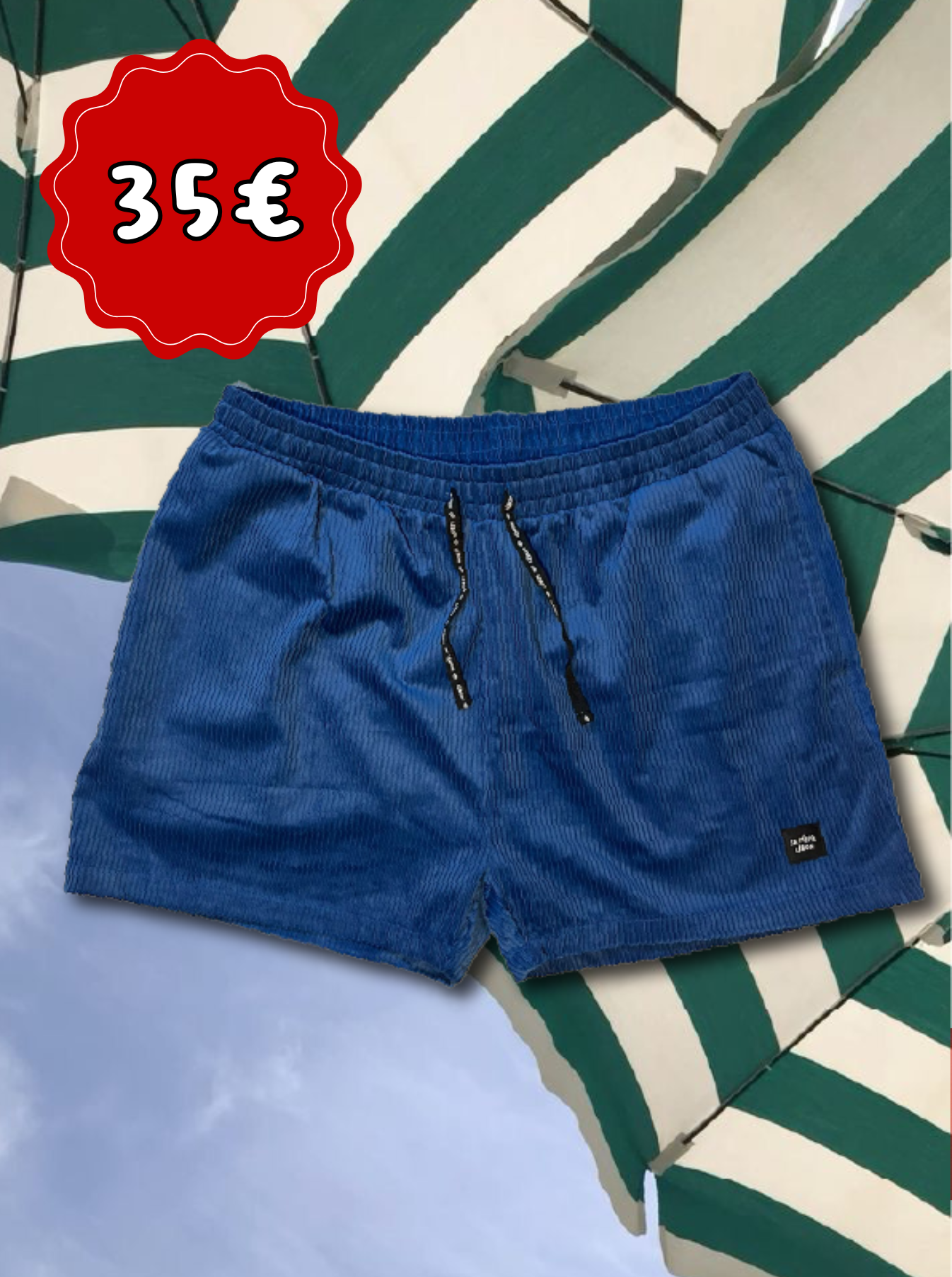 SHORT BLEU