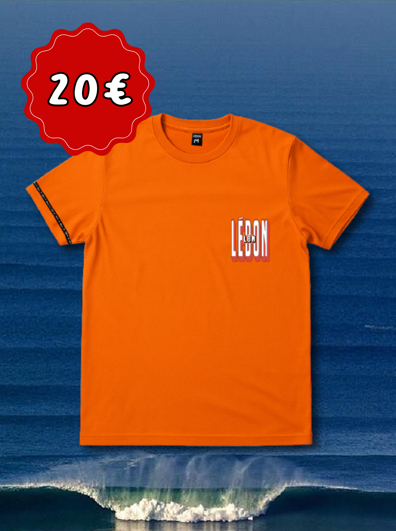 T SHIRT LÉBON ORANGE