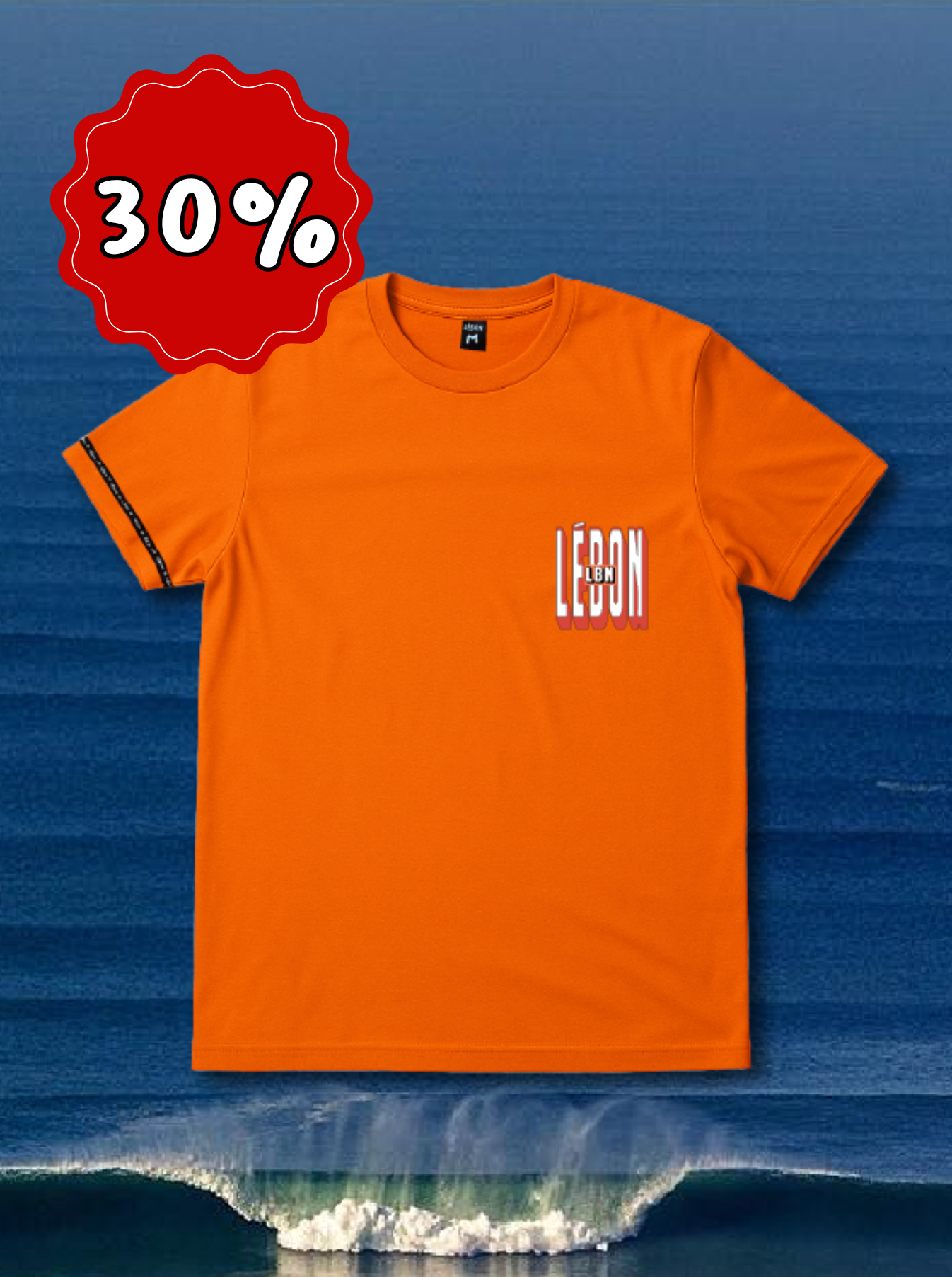 T SHIRT LÉBON ORANGE