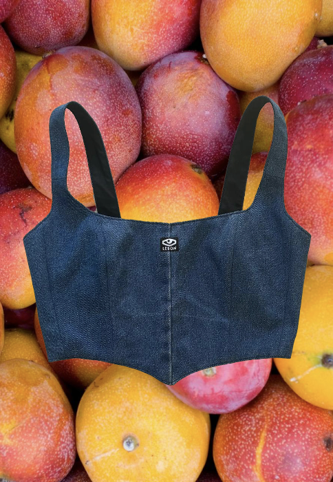 CORSET JEAN BLEU FONCÉ